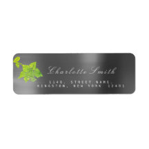 Floral Gold Foil Metallic Greenly Lilac UAWG