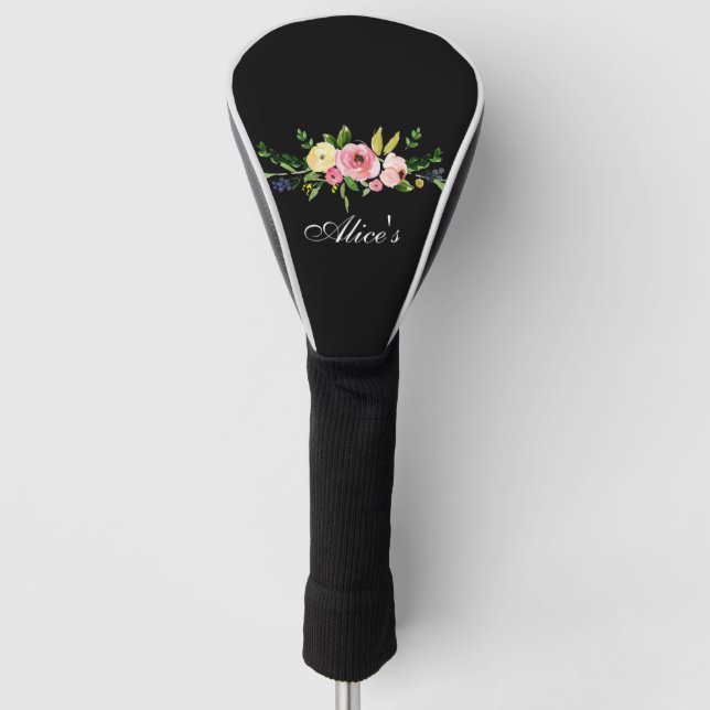 Floral Golf Head Covers Headcover (Vorderseite)