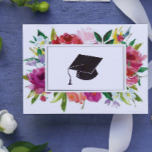 Floral Graduate Herzlichen Glückwunsch