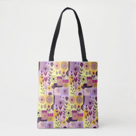 Floral graffiti tasche
