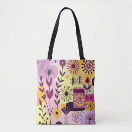 Floral graffiti tasche
