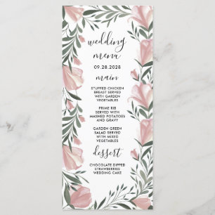 Floral Greenery Vintage Rustic Mariage Cartes de m