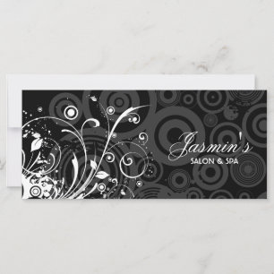 Floral Grunge Rack Card