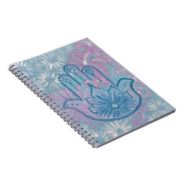 Floral Hamsa-Notebook Notizblock