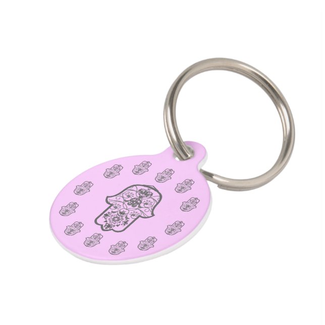 Floral Hamsa (Original) Tiermarke (Seite)