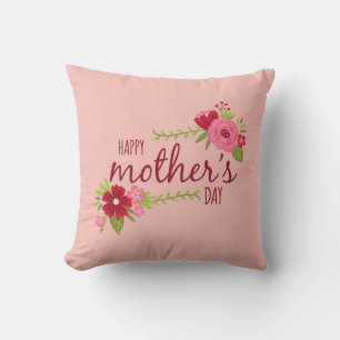 Floral Happy Mother Day   Kissen