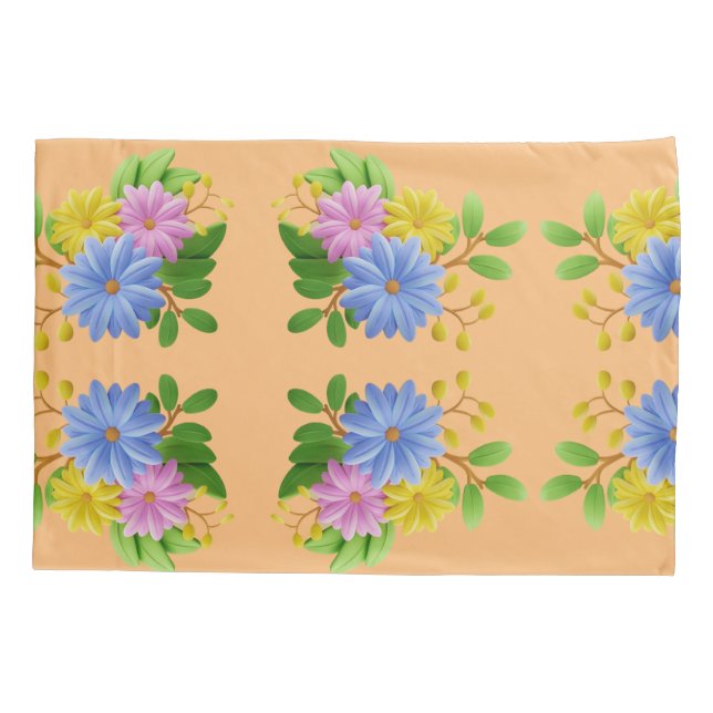 Floral Harmony Pillowcase Kissenbezug (Rückseite)