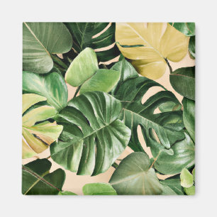Floral/hawaiianisches/tropisches Blatt Magnet