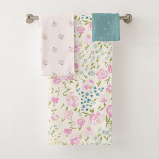Floral Heaven 3 serviettes de bain set