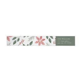 Floral Holiday - Rücksendetikett