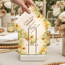 Floral Honey Bee Baby Shower Serviette