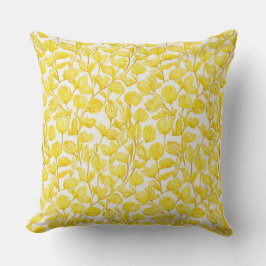 Floral in yellow pattern kissen