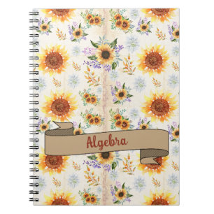 Floral Inspirier School Notizblock