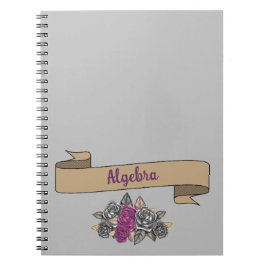 Floral Inspirier School Notizblock