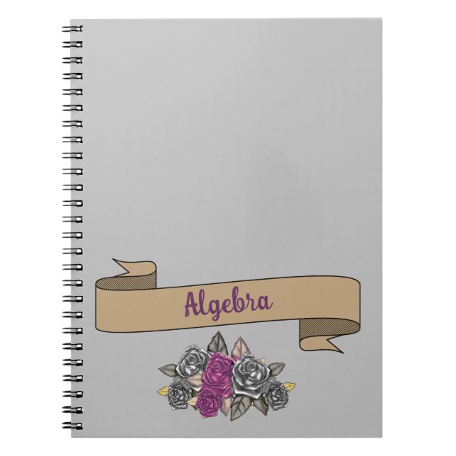 Floral Inspirier School Notizblock (Vorderseite)