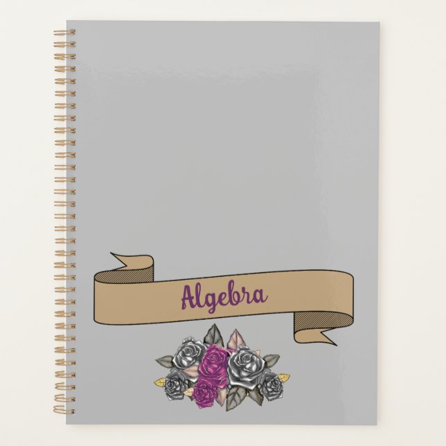 Floral Inspirier School Planer (Vorderseite)