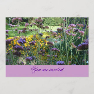 Floral Invitation-Card (lavender) Einladung