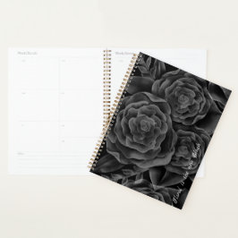 Floral ist die neue Schwarz-Wasser-Rose Planer