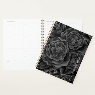 Floral ist die neue Schwarz-Wasser-Rose Planer