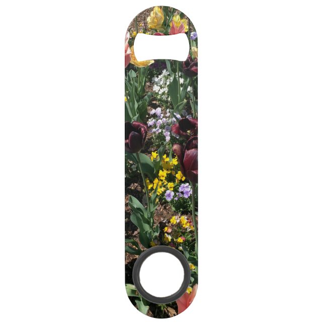 Floral jaune, violet et blanc (Devant)