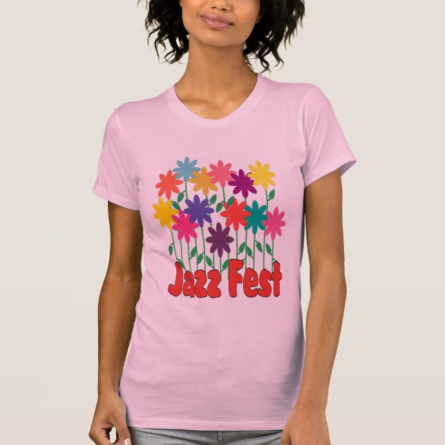 Floral Jazz Fest T-Shirt (Vorderseite)
