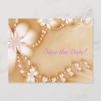 Floral Jewel, Save the Date! Ankündigungspostkarte