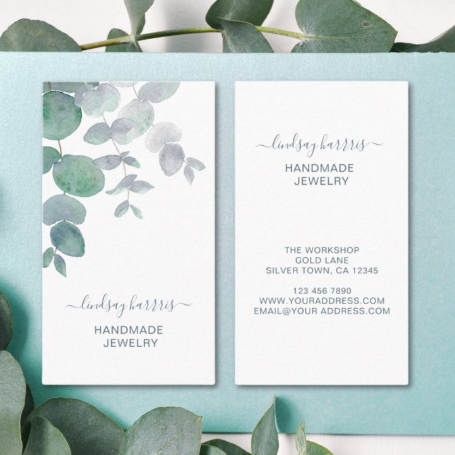 Floral Jeweler Visitenkarte (Von Creator hochgeladen)