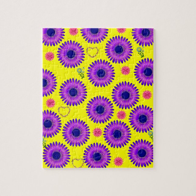 Floral Jigsaw Puzzle (Vertikal)