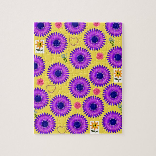 Floral Jigsaw Puzzle (Vertikal)