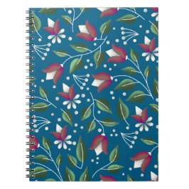 Floral Journaling Notebook Notizblock