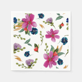 Floral Joyeaux Signature Napkins Serviette