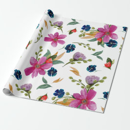 Floral Joyeaux Signature Wrapping Paper Geschenkpapier