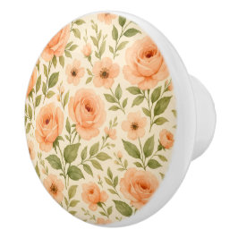 Floral knob. keramikknauf