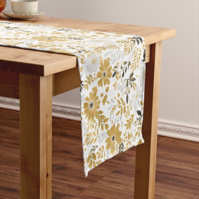 floral kurzer tischläufer (Beispiel)