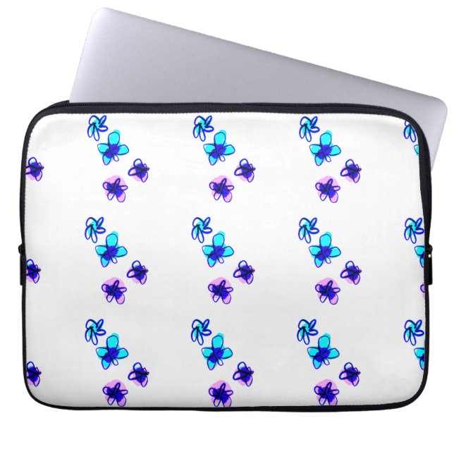floral laptopschutzhülle (Vorderseite)