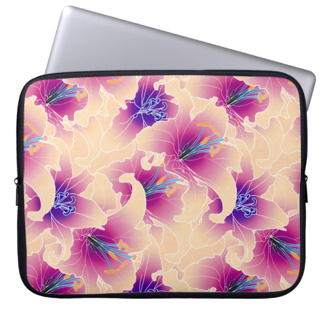 floral laptopschutzhülle (Vorderseite)