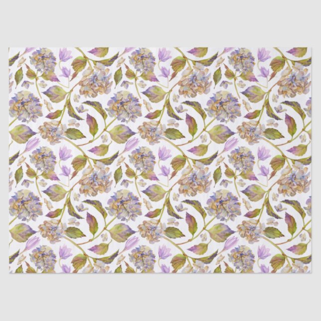 Floral Leaf Boho Seidenpapier (Vorderseite)