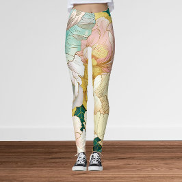 floral leggings