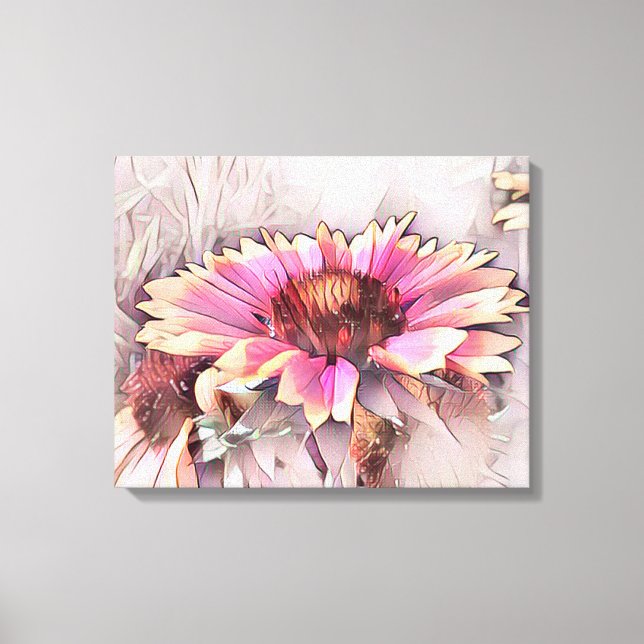 floral leinwanddruck (Vorderseite)