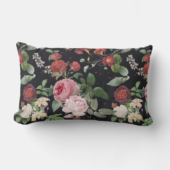 floral lendenkissen (Vorderseite)