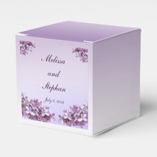 Floral Lilac Blume Hochzeit Geschenkschachtel