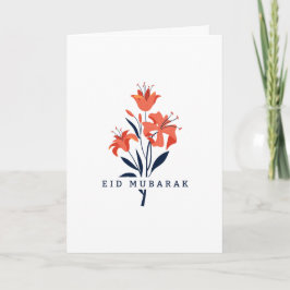 Floral Lily Eid | Geburtstag | Muttertag usw. Karte