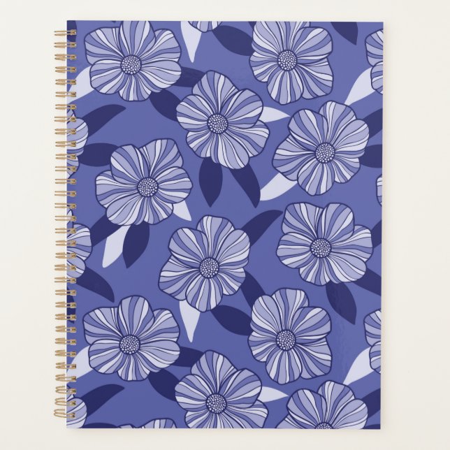 Floral Line Art Planer (Vorderseite)