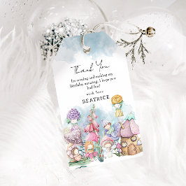 Floral Little Fairies Geburtstag Vielen Dank Geschenkanhänger
