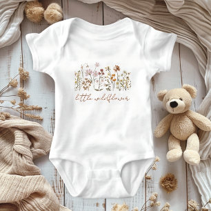 Floral Little Wildblume Baby Strampler