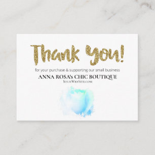 *~* Floral Logo ROSE DANKEN QR AP8 Review Begleitkarte