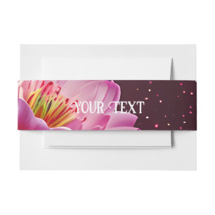 Floral Lotus Wedding Suite   Starry Night Romance Einladungsbanderole