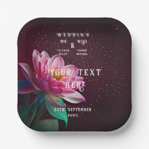 Floral Lotus Wedding Suite Starry Night Romance Pappteller