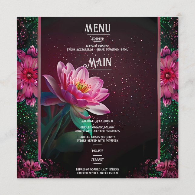 Floral Lotus Wedding Suite | Starry Night Romance Programm (Vorderseite)