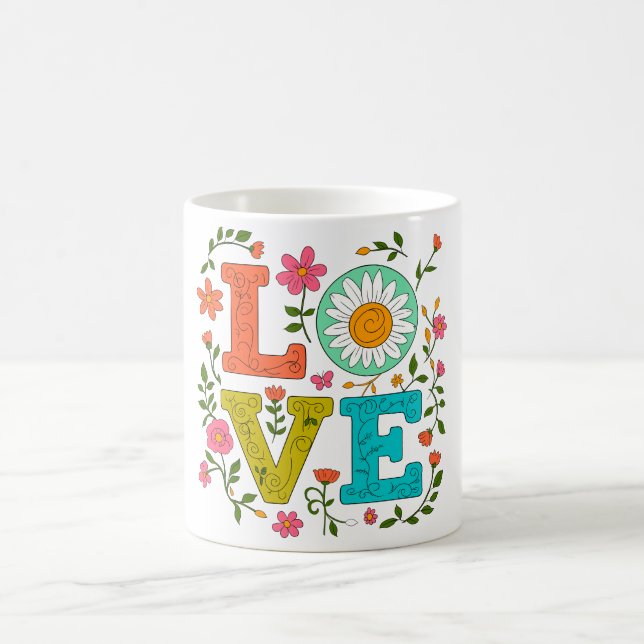 Floral Love Kaffeetasse (Mittel)